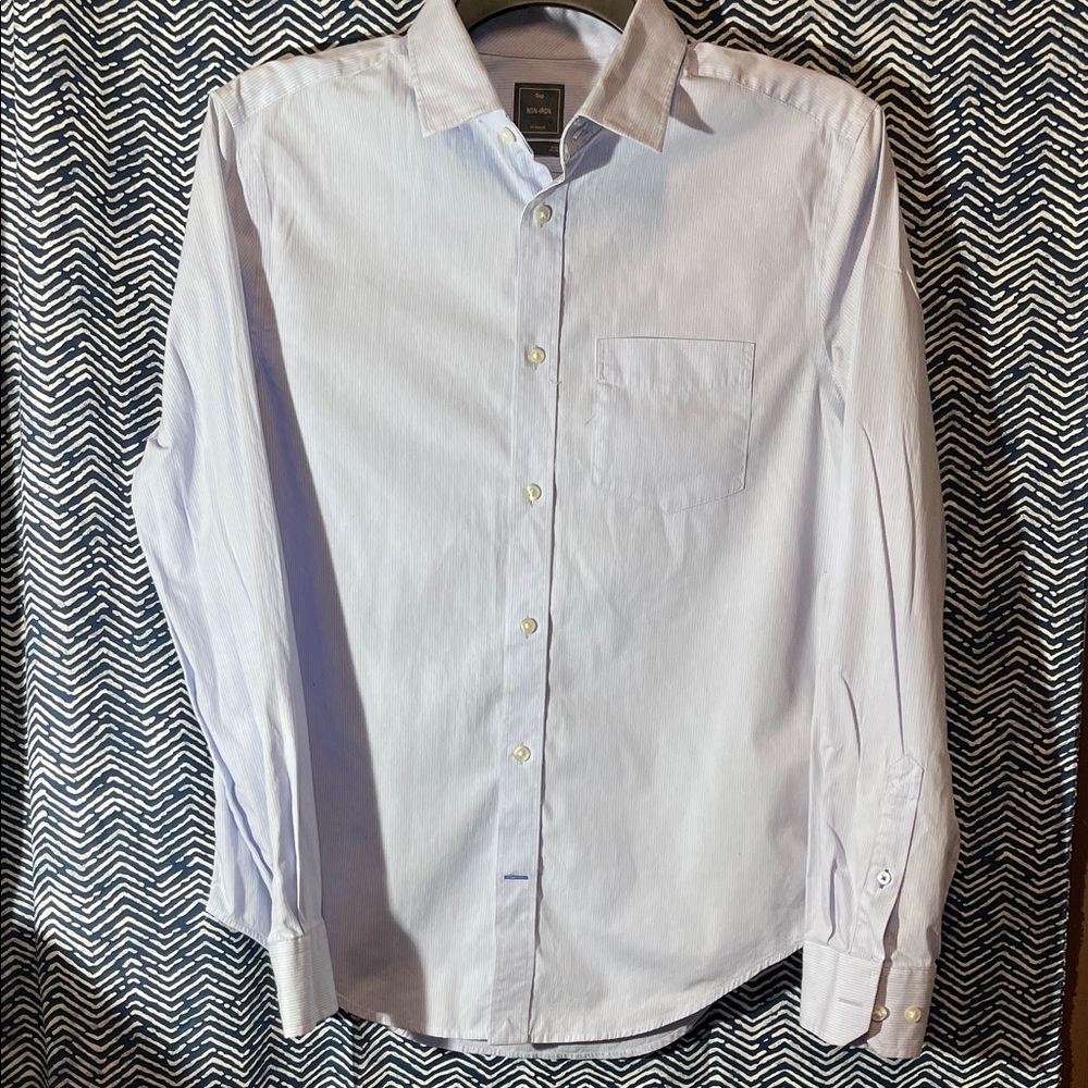 GAP Men's Light Blue Dress Shirt 100% Cotton